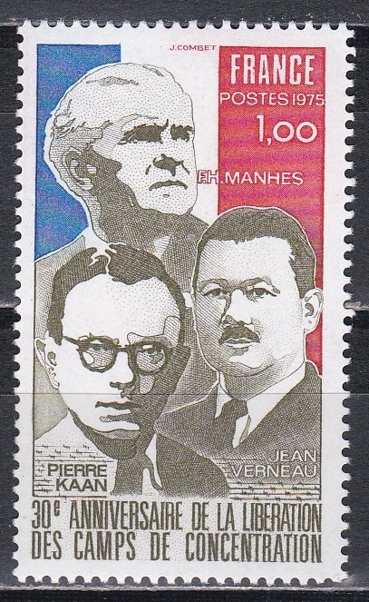 Franta 1975 - 30 de ani de la eliberarea lagărelor de concentrare, MNH
