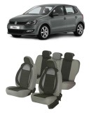 Cumpara ieftin Set Huse scaune auto dedicate VW POLO 2009 - 2017 ( Insertii de piele ecologica)