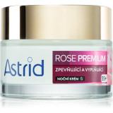 Astrid Rose Premium crema de noapte pentru fermitate pentru femei 50 ml