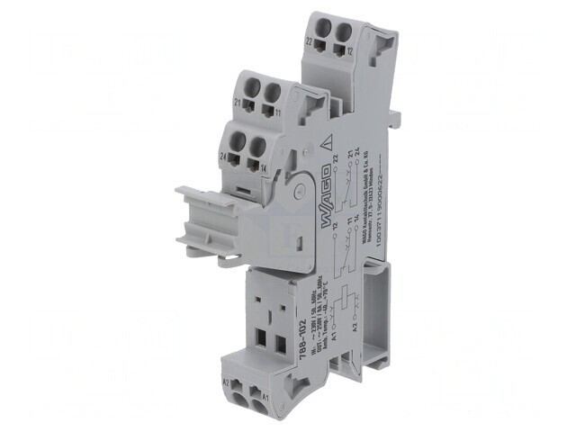 Stativ pentru șină DIN, 8A 300VAC, 86x54x15mm