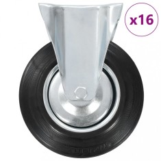 vidaXL Roți fixe, 16 buc., 200 mm 277998