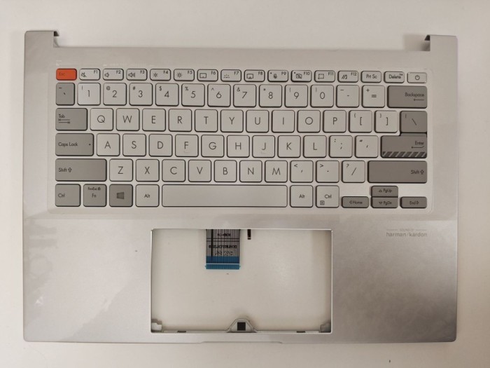 Carcasa superioara cu tastatura palmrest Laptop, Asus, VivoBook Pro 14X X7400P, X7400PA, X7400PC, 90NB0U44-R30US0, 39XJDTAJN00, X7400PC-8S, iluminata,