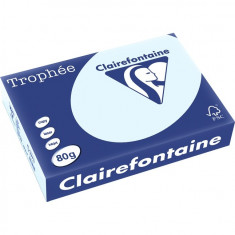 Hartie Clairefontaine A4, 80g/mp, color pal, 500/top, Belu foto