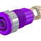 Soclu Banană 4mm Violet Aurit 32A 1kV