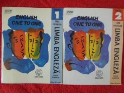 ENGLISH ONE TO ONE. LIMBA ENGLEZA FARA PROFESOR VOL.1-2 NIVELUL ELEMENTAR-ALAN MCLEAN foto