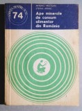 Ape minerale de consum alimentar din Romania - A. Pricajan, S. Airinei