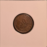 H659 Angola 50 centavos 1954, Africa