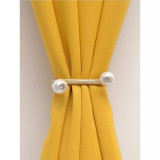 Set 2 accesorii decorative pentru draperii si perdele, Culoare Aurie