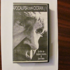 GE - Caseta Video "Apocalipsa dupa Cioran / 1" film de Liiceanu & Iliesiu 1995