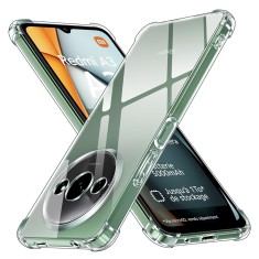 Husa Xiaomi Redmi A3 Asteroid GSM Shockproof Clear Silicone, transparenta