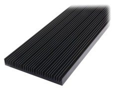 Radiator extrudat cu aripioare negre SEIFERT ELECTRONIC L: 1000mm W: 250mm