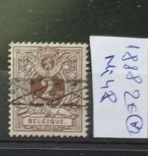 TS21 - Timbre serie Belgia 1882 Mi48