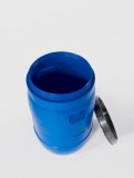 Bidon 35 litri, gura mare, cu capac prin infiletare, Sterk, Plastic Albastru