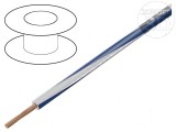 Cablu H07V2-K 10mm2 8AWG PVC Alb-Albastru &Icirc;nchis
