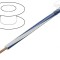 Cablu H07V2-K 6mm&sup2; 10AWG PVC Alb-Albastru &Icirc;nchis