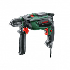 Masina de gaurit cu percutie Bosch 800W , maner suplimentar, opritor de adancime, carcasa, negru, verde - SECOND