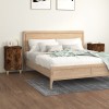 VidaXL Noptiere, 2 buc., stejar afumat, 40x35x70 cm, lemn prelucrat
