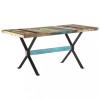 VidaXL Masă de bucătărie, 160x80x76 cm, lemn masiv reciclat