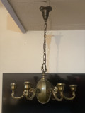 36ea3d Lampă de tavan baroc din bronz cu 6 brațe