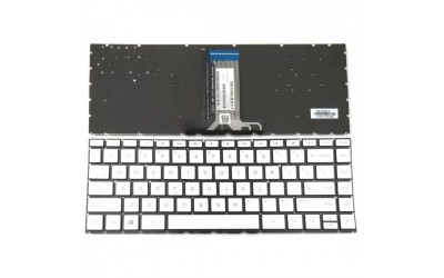 Tastatura Laptop, HP, Pavilion X360 14-BA, 14T-BA, 14M-BA, 14-CD, 14M-CD, iluminata, argintie, layout US foto