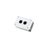 Cutie comanda caseta goala cu 2 gauri pentru 2 butoane 22mm IP65, Omu System