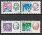 Romania 1971 - #783 Oameni de Stiinta II 4v MNH, Nestampilat