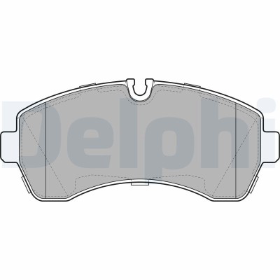 DELPHI LP1981 set placute frana,frana disc foto