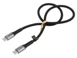 Cablu USB 2.0 LOGILINK CU0421 USB-C 0,5m Negru 480Mbps Dual Mufă