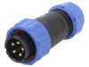 Conector Mufa Tata WEIPU SP21 IP68 10A 500V, 5 Pini, Montare Cablu 7-12mm