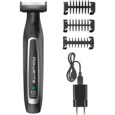 Aparat hibrid de tuns, conturat si barbierit Rowenta Forever Sharp TN6000F5, Acumulator, 0.4-5 mm, Negru/Argintiu