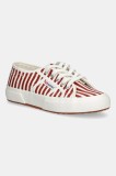 Superga teniși STRIPES PRINT culoarea rosu, S8148TW