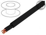 Cablu Cupru Neecranat 5x0,75mm2 Negru 300V/500V
