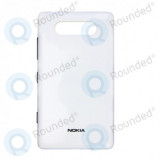 Husa Nokia Lumia 820 baterie, carcasa spate alba