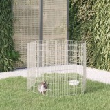 vidaXL Adăpost pentru animale cu 6 panouri, 54x80 cm, fier galvanizat