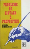 PROBLEME DE SINTAXA A PROPOZITIEI-AUREL NICOLESCU