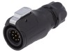 Mufă Circulară 16mm 9 pini Aurită 5A