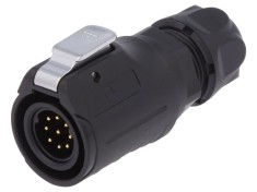 Conector circular 16mm 9 pini aurit 5A