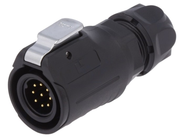 Mufă Circulară 16mm 9 pini Aurită 5A