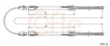 Cablu frana de parcare Iveco Daily II, Daily II Sasiu; Nissan Almera I Motor 1.4, 1.4 GX, 1.4 S, 1.6, 1.6 SLX, 1.6 SR, 2.0 D, 10 (12971112,
