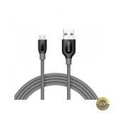 Cablu Date si Incarcare USB-A - microUSB Anker PowerLine+ 18W 1.8m Gri A8143HA1
