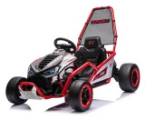 Cumpara ieftin Go-Kart electric cu functie DRIFT, recomandat 4-8 ani, 300W, 24V 10Ah, scaun tapitat, rosu