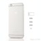 Capac Baterie iPhone 6s, White (KLS)