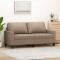 Gossi canapea cu 2 locuri, cappuccino, 140 cm, piele ecologica
