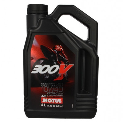 Ulei 10W40 Motul 300V Factory Line 4T 4 Litri foto