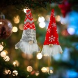 Decor de Crăciun &ndash; spiriduș scandinav textil &ndash; 15 cm &ndash; 2 modele