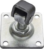 Balama reglabila M16 pentru porti, placa galvanizata de 80x80 mm, lungime 40-60 mm, montare usoara
