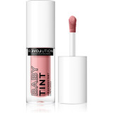 Revolution Relove Baby Tint blush lichid și luciu de buze culoare Rose 1.4 ml
