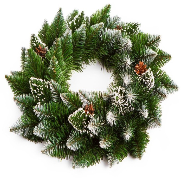 Coroniță Crăciun Brad Artificial Nins Conuri &Oslash; 40cm Verde
