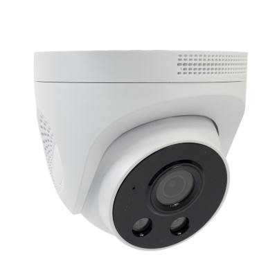 Camera supraveghere video PNI IP505J POE, 5MP, dome, 2.8mm, pentru exterior, alb foto