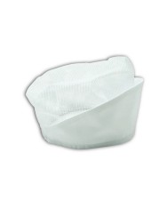 Boneta bumbac cu plasa pentru femei, culoare alba